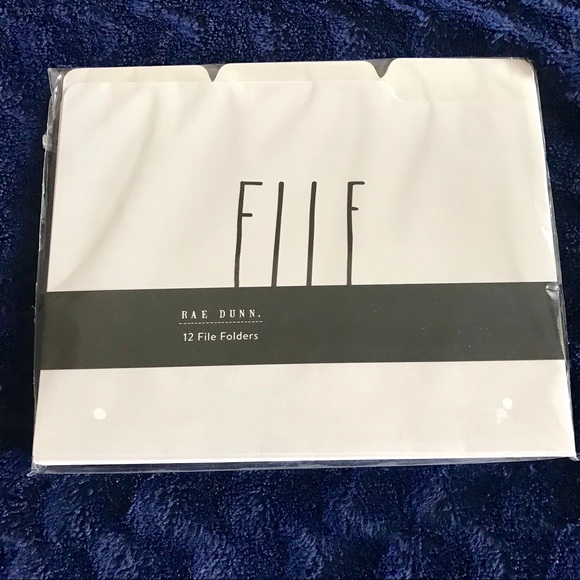 Rae Dunn Other - Rae Dunn FILE Folders
